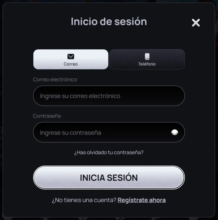 Registro e Inicio de Sesión en Casinova